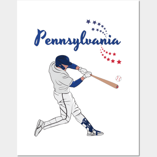 Pennsylvania USA Baseball | America's Sports Cities Posters and Art